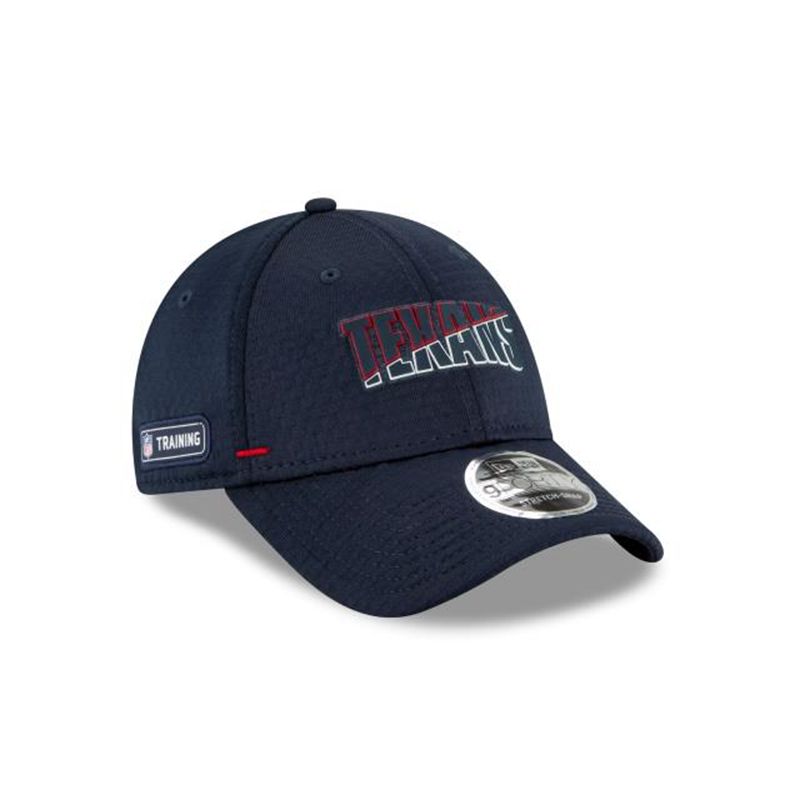 NFL Houston Texans Official Summer Sideline Stretch Snap 9Forty Snapback (FHH0111) - Blue New Era Caps